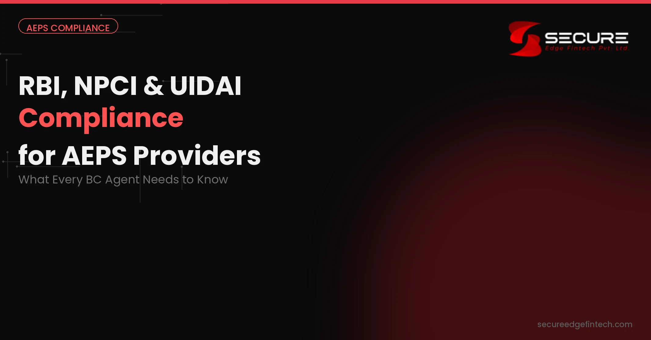 RBI, NPCI & UIDAI Compliance Guide for AEPS Providers