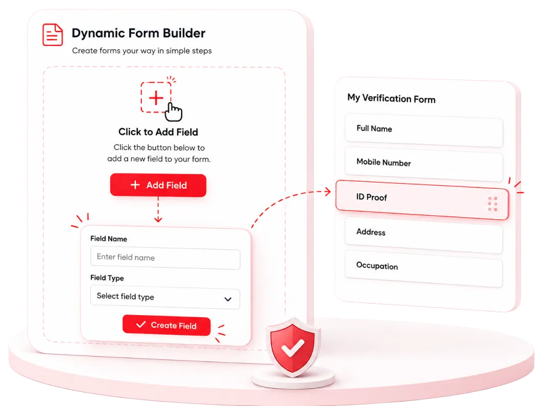 Dynamic form builder illustration